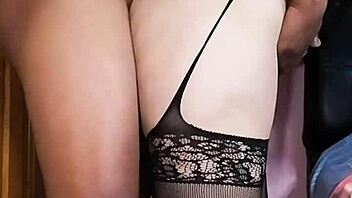 Sexy Lingerie Girl Screams During Hard Fuck by Stepbrother