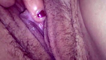 katrina intriguingly fingers her small tits during solo masturbation session