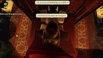 Rough creampie leaves her pregnant by black cock in hotel on Roblox.