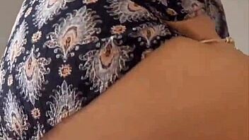 Latina rides black and white cocks