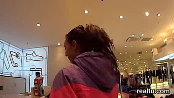 Exceptional Czech Chick Tempted In Shopping Centre Shagged In Pov