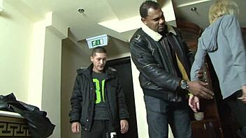 FUCKING Blonde Mom in Stockings on Her Bed!