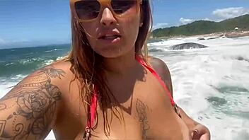 Bella felt insatiable taking on three studs