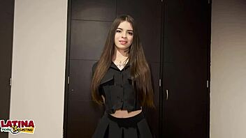 Latina Porn Casting - 19 Year Old Teen 18+ Tiny Pussy Stretched By Bwc