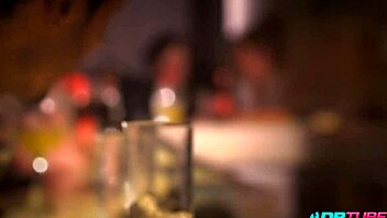 Dining at the bar with onlookers present