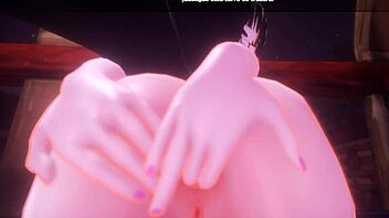 in monster girl island, does renge let me fuck her ass outside?