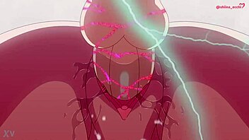 Ochako Uraraka bent over for doggystyle with big cock and cumshot on shaved pussy