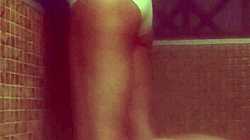 hard fuck in sauna with hot latina milf