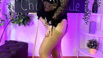 Nylon club featuring vogue stockings dance