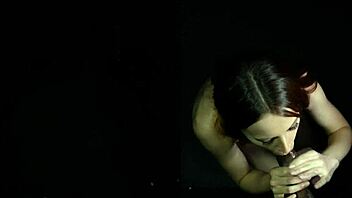 jilian takes ten insane cumshots at gloryhole