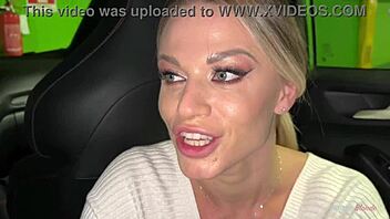 Risky Public Blowjob: Blonde Slut Swallows Every Last Drop