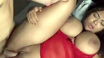 Penetrating her deeply on all fours in the bedroom