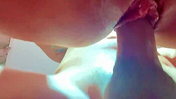 Pregnant Milf Struggles Riding Dick at 9 Months