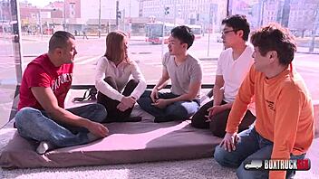 i watch lesbian babe trib tight pussy during university hazing