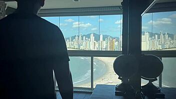 millionaire invited me to his duplex, and we had passionate sex with toys and riding