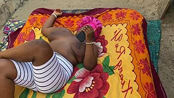 having a chat with mummy about satisfying her on bed