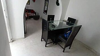 Intense PLEASURE banging a Colombian prostitute doggystyle at home