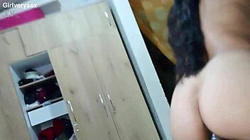 Amateur Latina Rides Boyfriend's Cock Cowgirl for Worldly Pleasure!