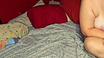 That milf is getting creampied so hard