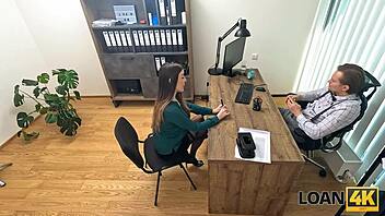 Loan4K Mission: He Fucked My Ass Boss