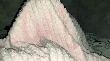 Stepdaughter Sneaks Under Blanket for Blowjob and Hard Fuck with Stepfather in Taboo Roleplay