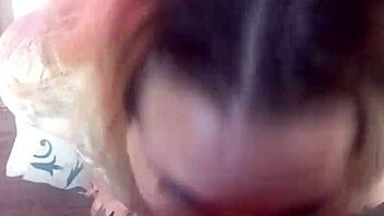 Early Morning Craving, Blonde Takes Cum in Mouth at 8 AM