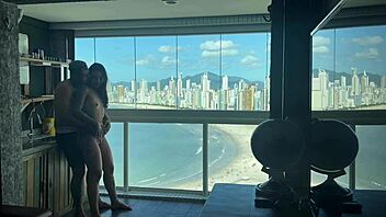 millionaire invited me to his duplex, and we had passionate sex with toys and riding