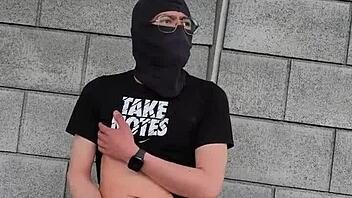 Homemade flashing in nature's public spot