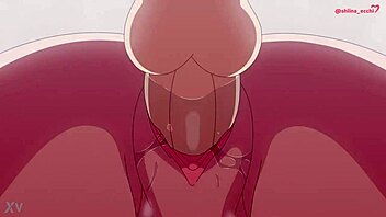 Ochako Uraraka bent over for doggystyle with big cock and cumshot on shaved pussy