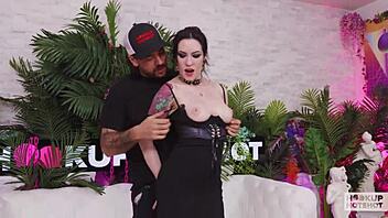 Can You Believe Brunette Hoe Anna De Ville Gets Pissed On After Anal With Monster Cock?