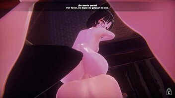 in monster girl island, does renge let me fuck her ass outside?