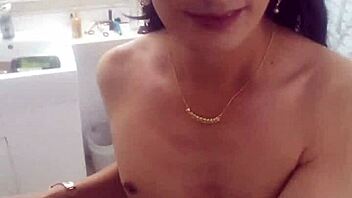 sexy and beautiful trans woman in casual crossdressing attire