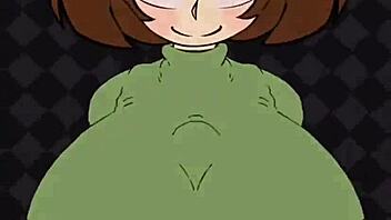 Chara gets fucked by Asriel beat banger Mod, commentary off