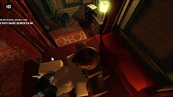 Rough creampie leaves her pregnant by black cock in hotel on Roblox.