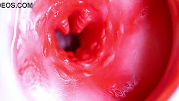 big red cock slides into a wet juicy hole