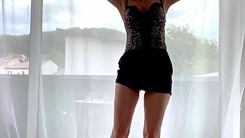 Table Breaks as He Delivers Creampie to Wet Pussy!