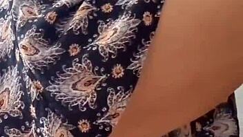 Latina rides black and white cocks