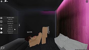 My Girlfriend Gives Me A Detailed Footjob In Roblox Game