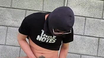 Homemade flashing in nature's public spot