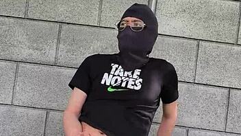 Homemade flashing in nature's public spot