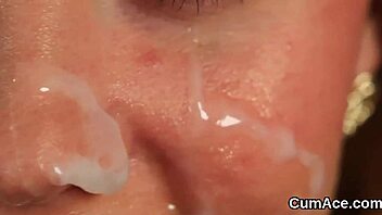 Sexy Idol Receives Facial Cumshot Swallowing All Spunk In Pov Blowbang