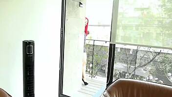 I love that you watch me masturbate with dildo on shaved pussy