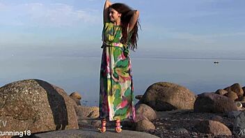 Norma A loves sensual solo play on Baltic evening! 🌙