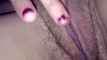 katrina intriguingly fingers her small tits during solo masturbation session