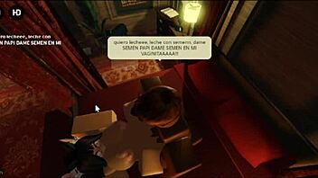 Rough creampie leaves her pregnant by black cock in hotel on Roblox.