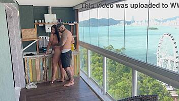 millionaire invited me to his duplex, and we had passionate sex with toys and riding