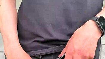 Homemade flashing in nature's public spot