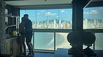 millionaire invited me to his duplex, and we had passionate sex with toys and riding