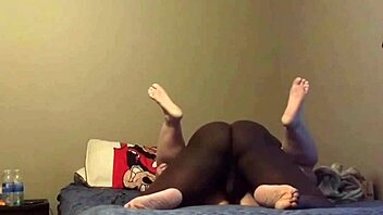 bbw wife fucks secret black lover in missionary position cheating