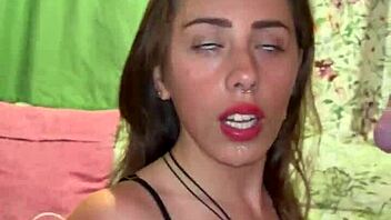 Messy BJ and Gagging with Pornellia?